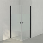 INR Dusjhjørne LINC ANGEL Frostet / Stripe Glass