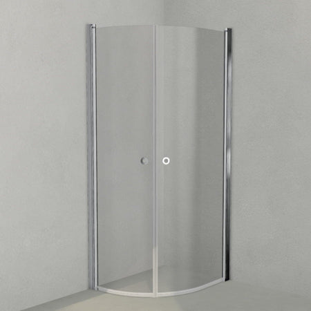 INR Dusjhjørne LINC NIAGARA Grått Glass
