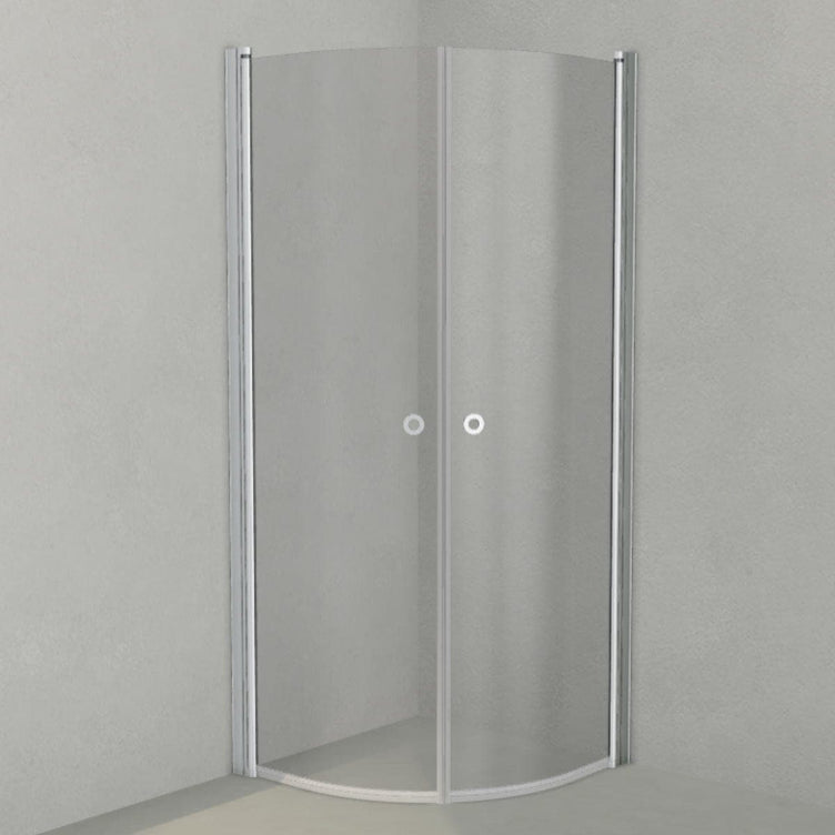 INR Dusjhjørne LINC NIAGARA Grått Glass