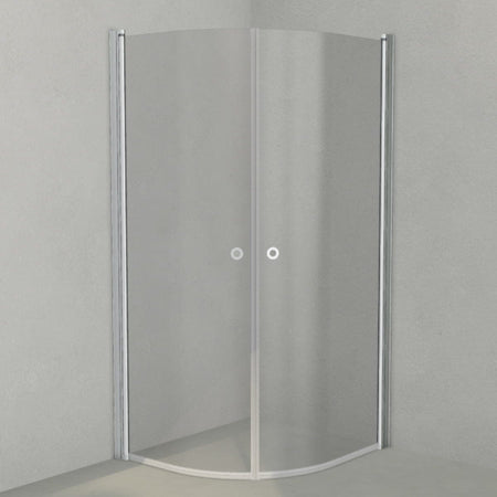 INR Dusjhjørne LINC NIAGARA Grått Glass