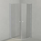 INR Dusjhjørne LINC NIAGARA Grått Glass