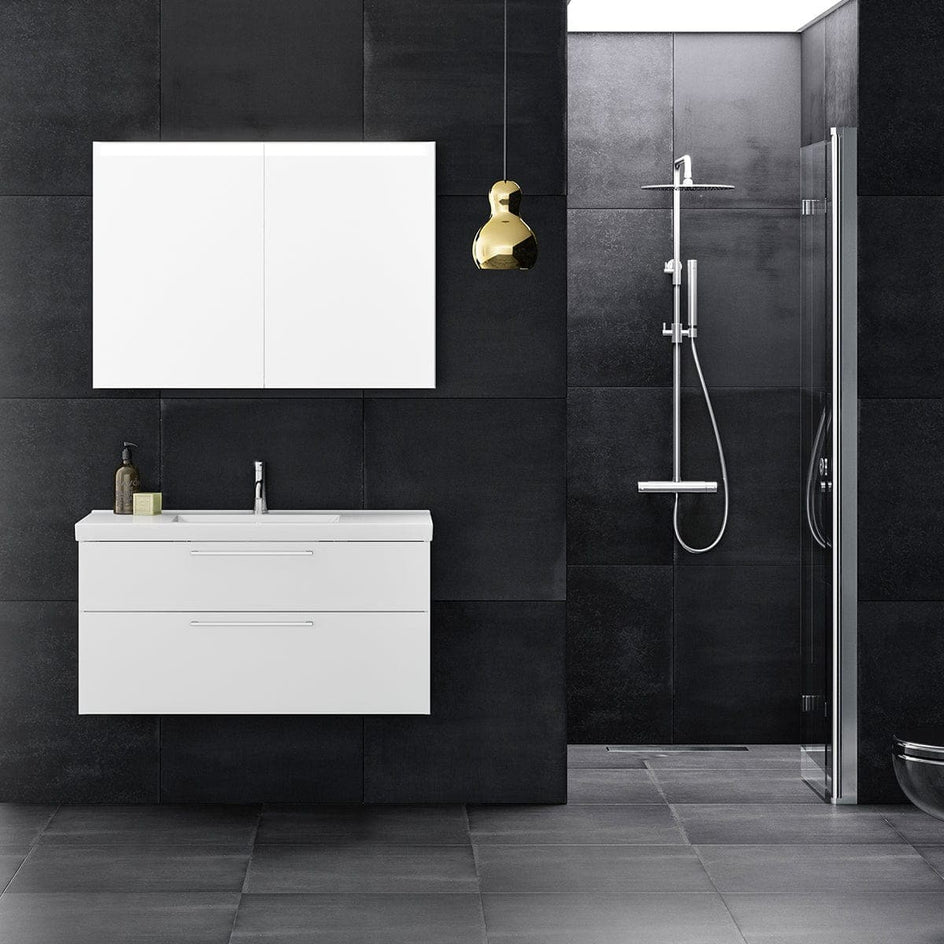 INR Dusjnisje LINC 2 Flex - klart glass INR Iconic Nordic Rooms Dusjnisje