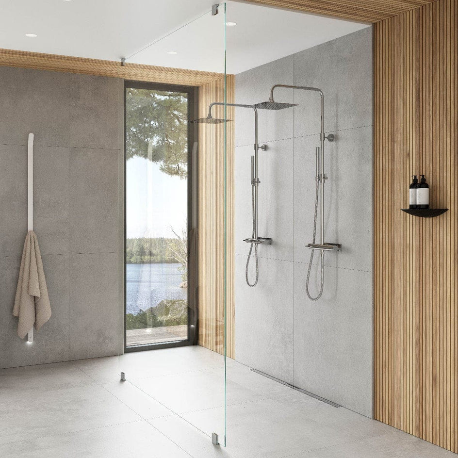 INR Dusjvegg ARC 43 Plus Måltilpasset INR Iconic Nordic Rooms Dusjvegg