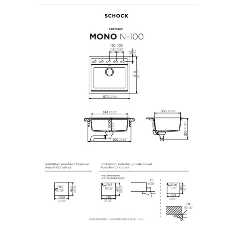 Intra Granite Mono N100 Kjøkkenvask
