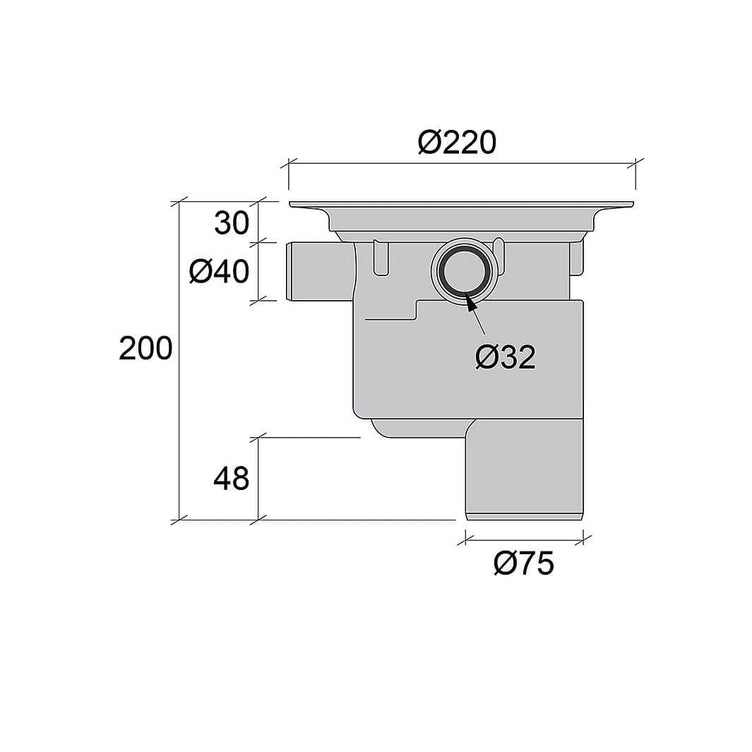 Jafo gulsvsluk PBX 75 MP overdelspakke