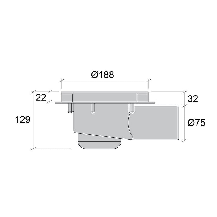 Jafo gulvsluk PS 75 TRA UMP