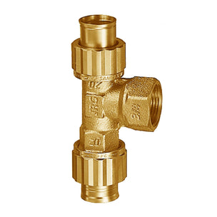 JRG Sanipex T-rør 20mmx3/4"x20mm