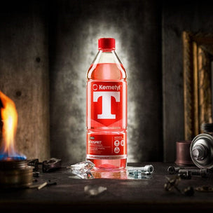 Kemetyl T-rød Rødsprit 1-4 liter