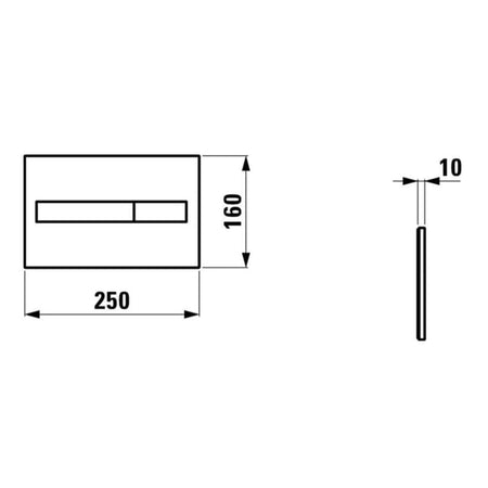 Laufen Betjeningsplate