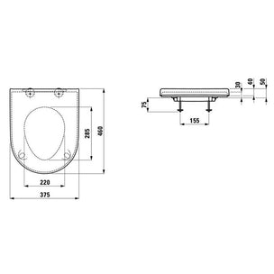 Laufen Liberty Pro HC Toalettsete
