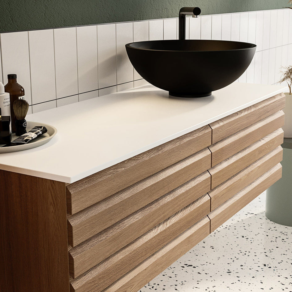 Linn Bad Selma Eikestav Heltre D45cm Servantskap Linn Bad Servantskap
