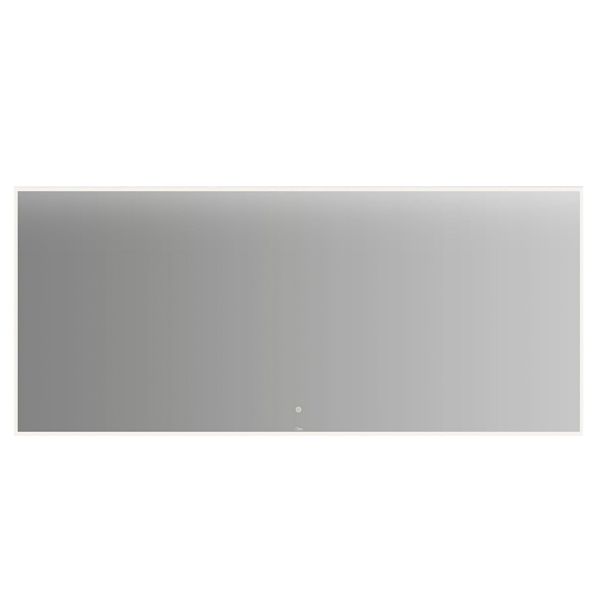 Linn Bad Vange Speil med lyramme og farget kant Hvit matt / 160cm Linn Bad Baderomsspeil LB-28116