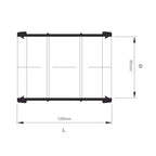 Pipelife Dobbelmuffe 90mm PP