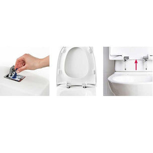 Porsgrund Glow 60 Rimfree Toalett skjult S-lås
