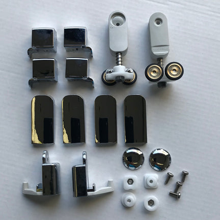 Porsgrund Showerama Hjuloppheng 8-5/10-5 Rh+Lh -komplett sett Porsgrund Reservedel dusj GRO-6296992