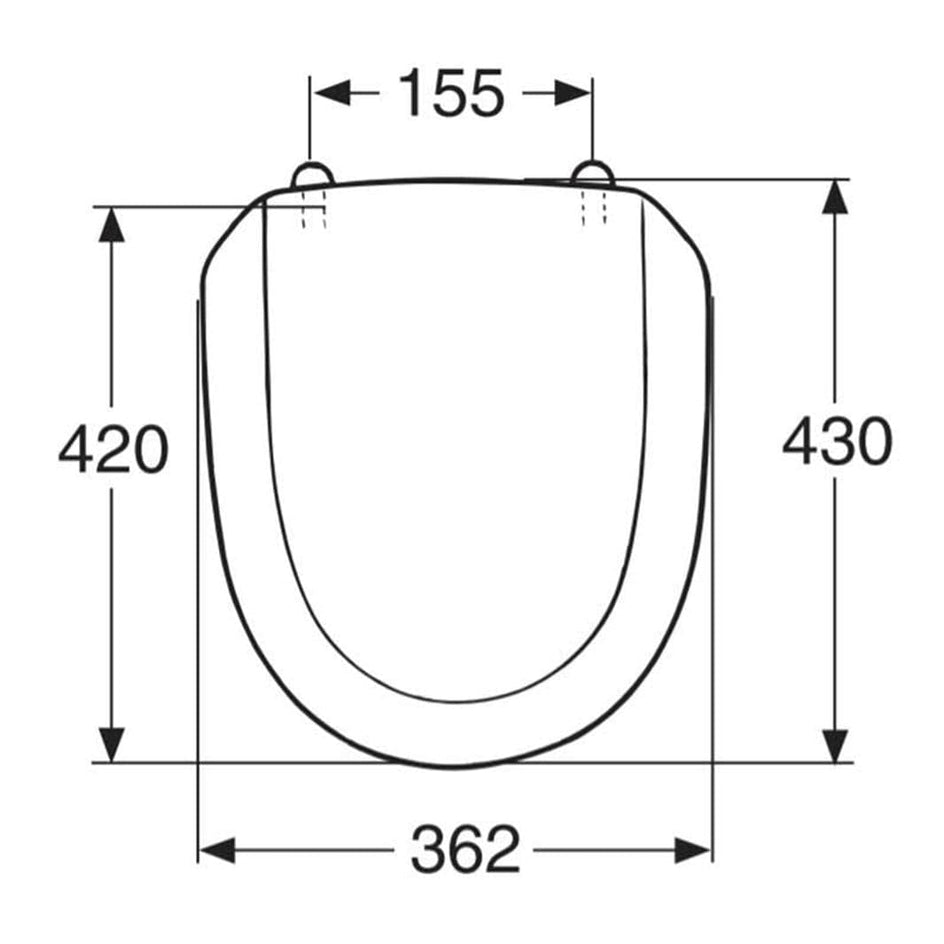 Porsgrund Trevi 91597 Hardplast Sete Porsgrund Toalettsete GE-6004287