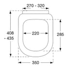 Pressalit 3 684 Toalettsete