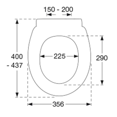 Pressalit 750 Toalettsete Hvit
