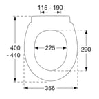 Pressalit 752 Toalettsete