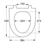 Pressalit Spira 946 Toalettsete
