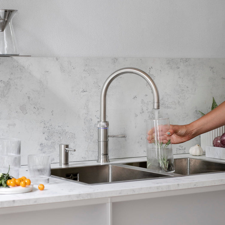 Quooker Classic Fusion Round alt-i-ett retro kjøkkenarmatur