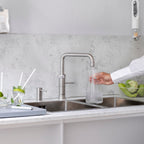 Quooker Classic Fusion Square alt-i-ett retro kjøkkenarmatur