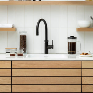 Quooker Flex alt-i-ett kjøkkenarmatur med uttrekksslange