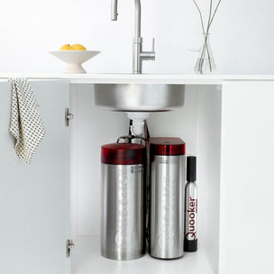 Quooker Flex alt-i-ett kjøkkenarmatur med uttrekksslange