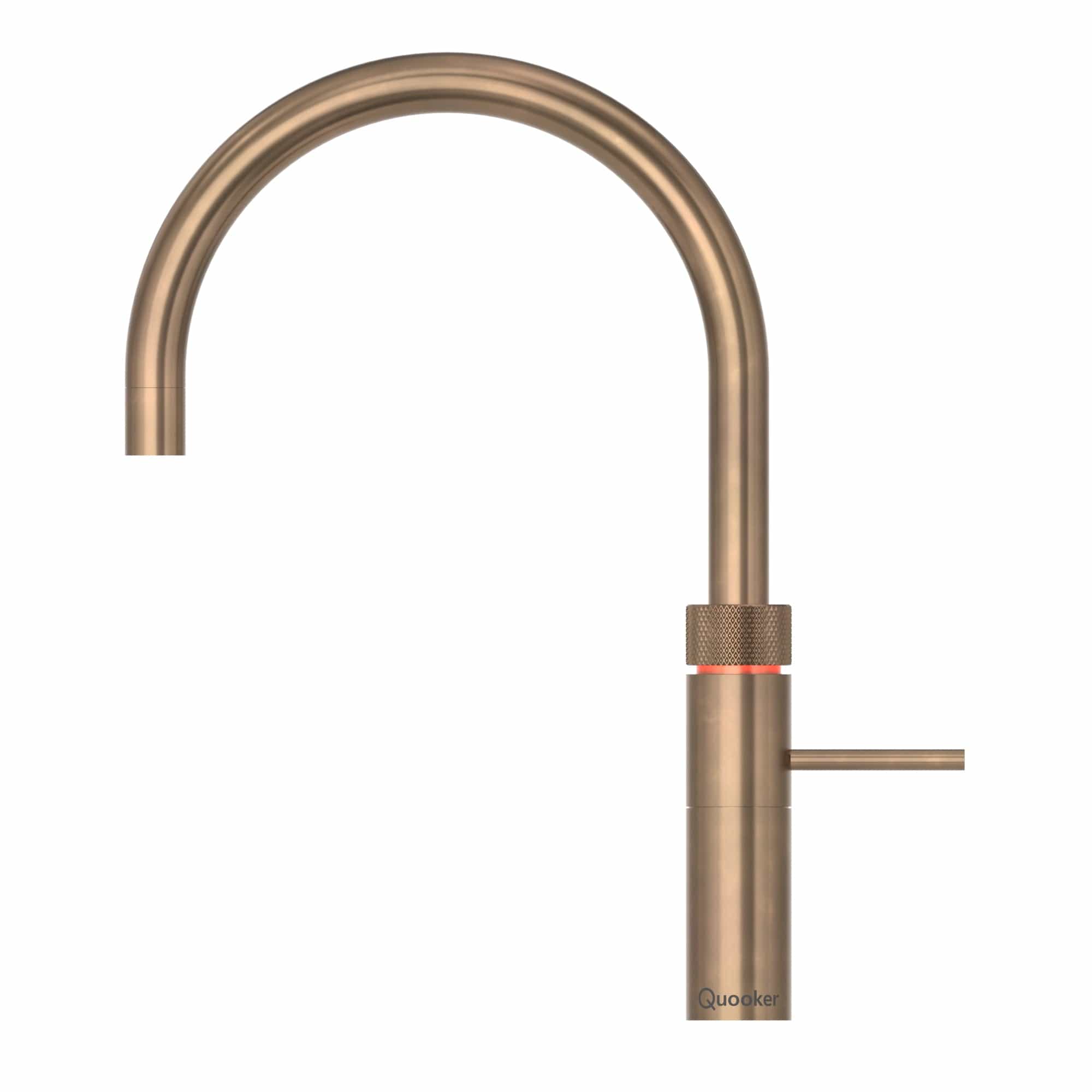 Quooker Fusion Round alt-i-ett design kjøkkenarmatur Aldret messing / PRO3 Quooker Kjøkkenarmatur BUN-Q210850502