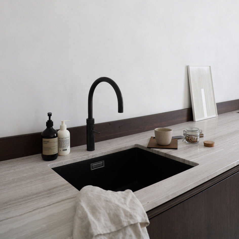 Quooker Fusion Round alt-i-ett design kjøkkenarmatur Quooker Kjøkkenarmatur
