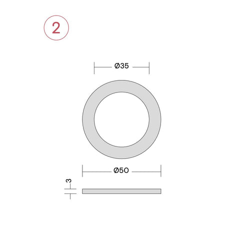 Quooker Rosett for Fusion og Nordic kran