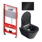 Sanipro Aquaform Toalettpakke veggskål, soft-close sete og TECE sisterne