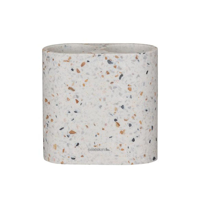 Sealskin Blend tannbørsteholder dobbel terrazo