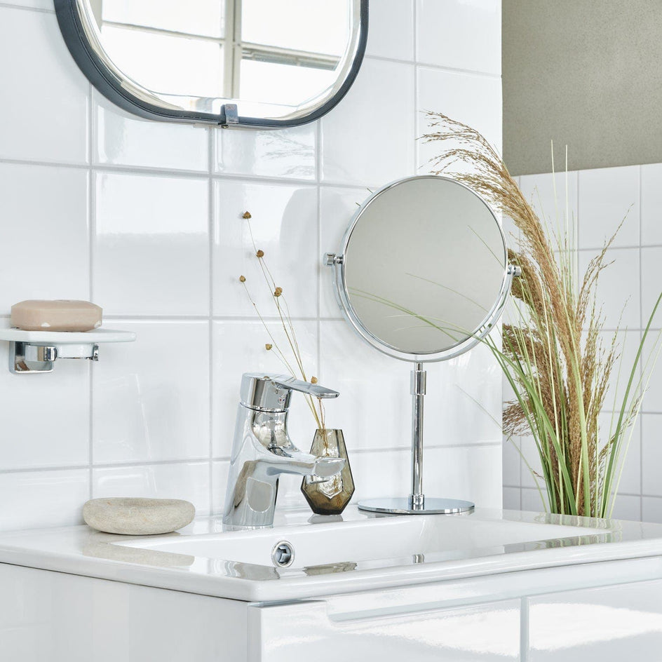 Smedbo FK435 Sminkespeil 3x Frittstående Krom Smedbo Sminkespeil SM-FK435