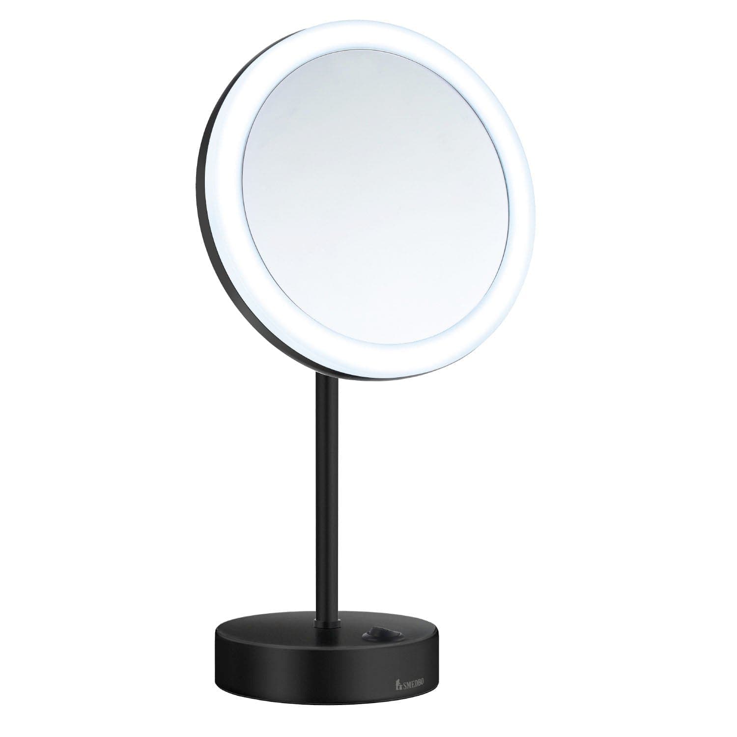 Smedbo FK484 Sminkespeil 5x LED Svart Smedbo Sminkespeil SM-FK484EBP