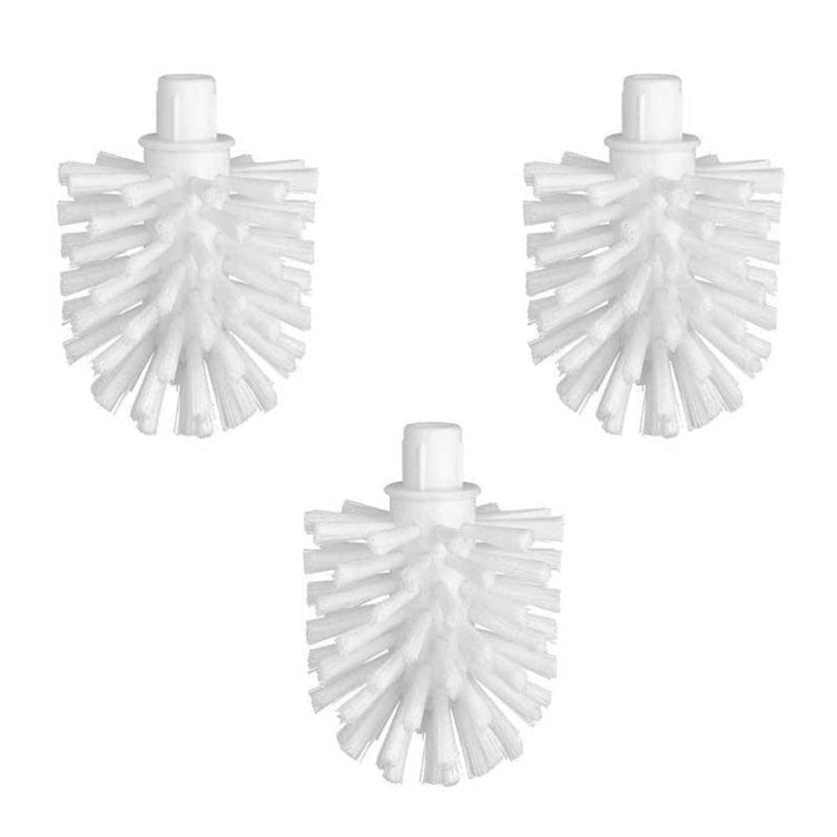 Smedbo H234N/3 Børstehode Løst Hvit 3pak