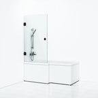 Svedbergs 180° Svingbar Badekarvegg 81cm