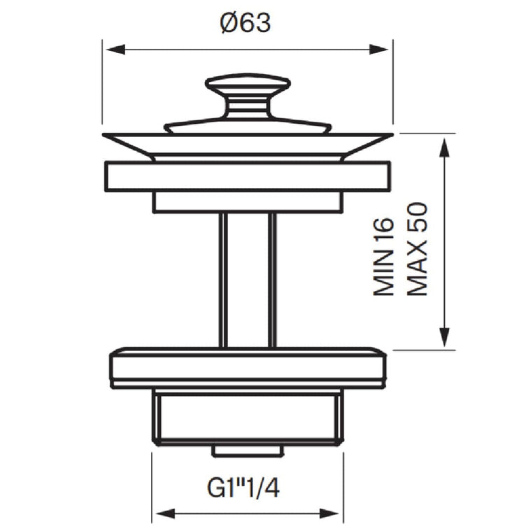 Tapwell 58400 CR Silventil Servant