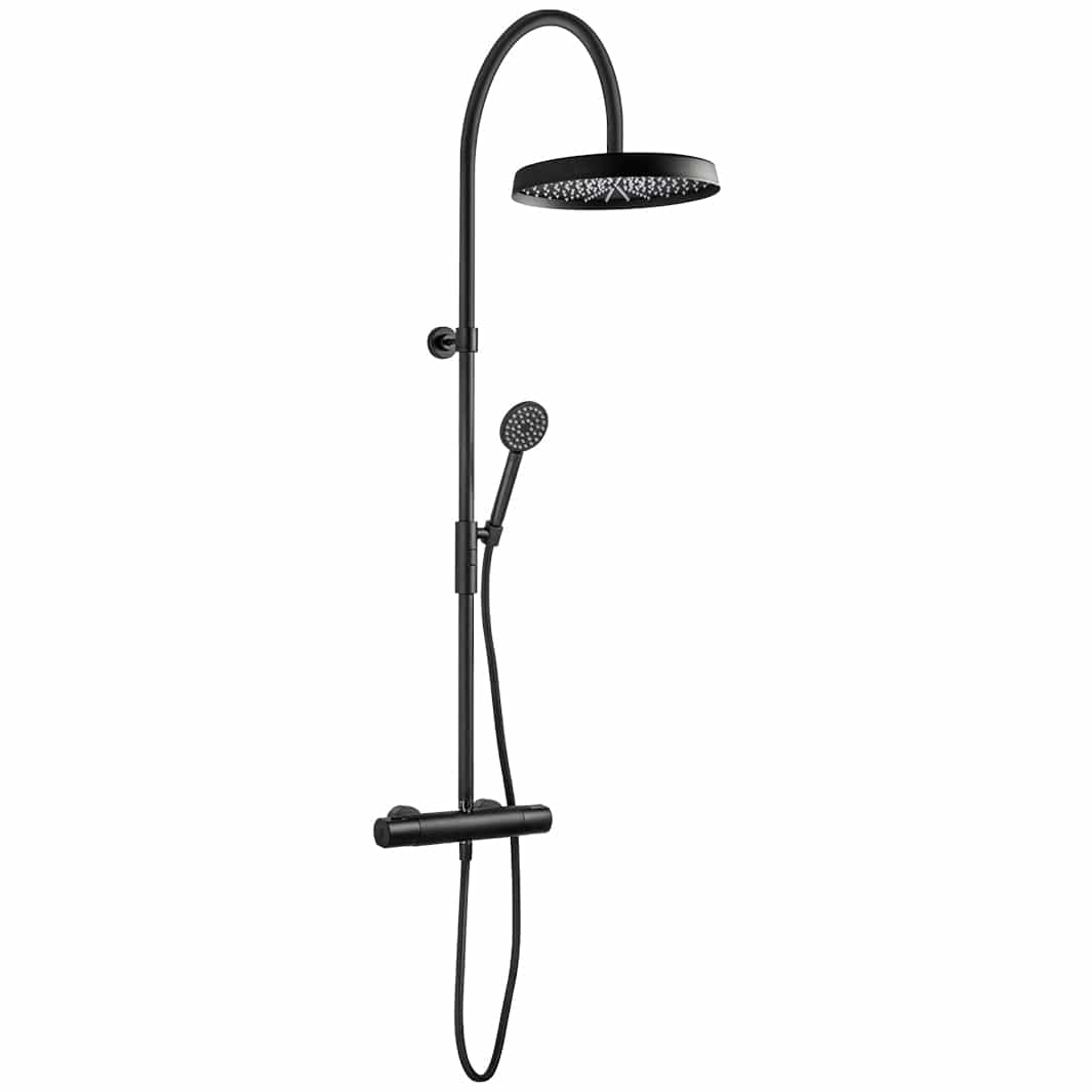 Tapwell ARM7300 Takdusj Ø32cm Svart matt Tapwell Takdusj TA-9423038