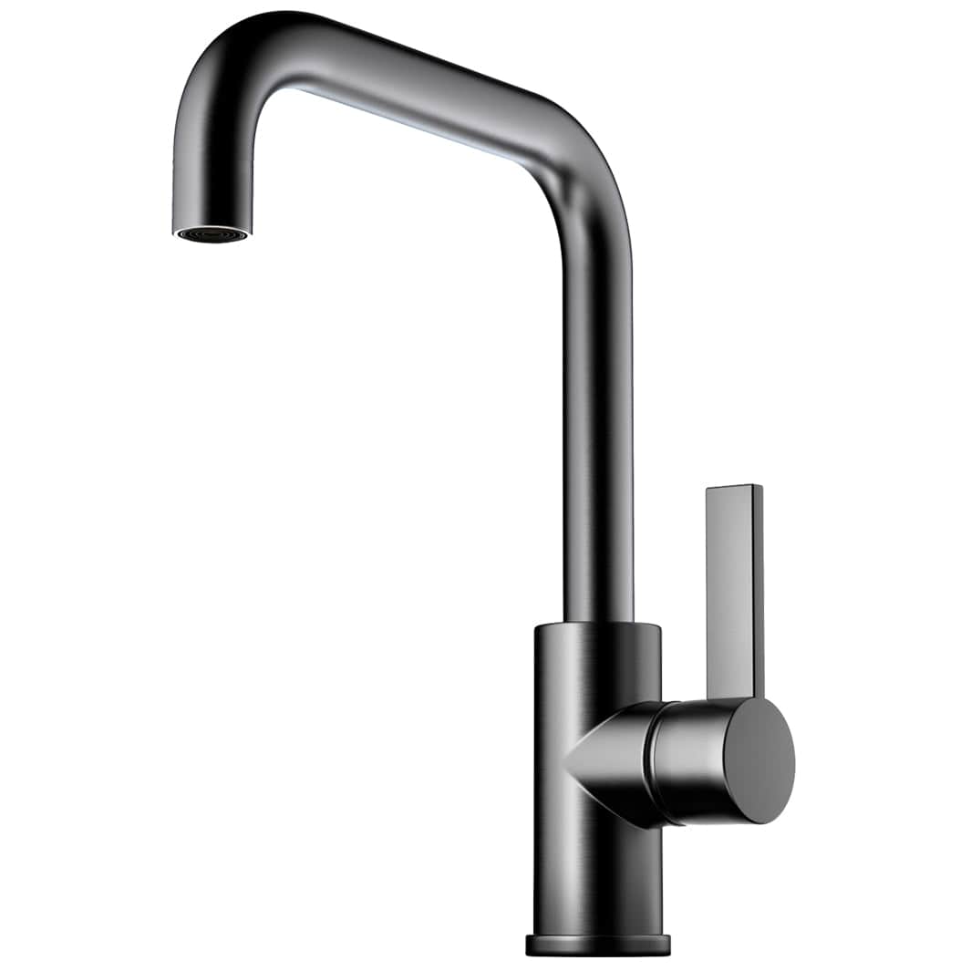 Tapwell ARM878 Servantbatteri Brushed black chrome Tapwell Servantbatteri TA-9424430