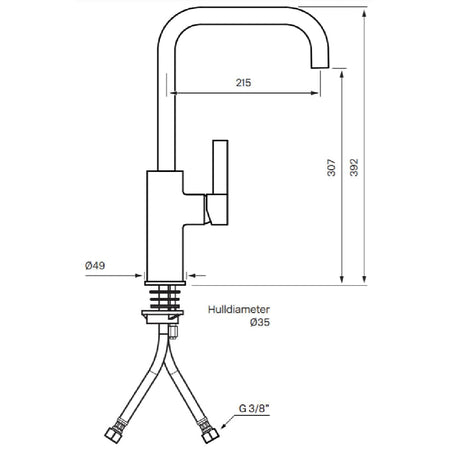Tapwell ARM980 Kjøkkenarmatur