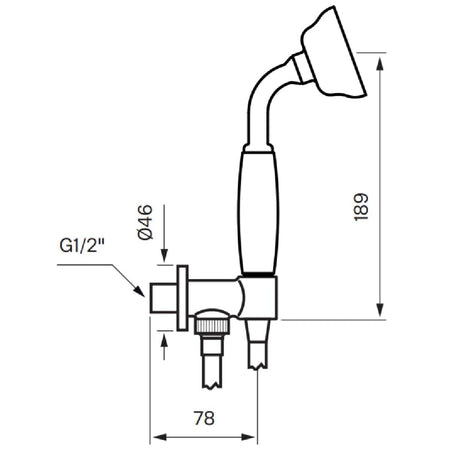Tapwell Classic BOX300/300 Hånddusj Innbygging