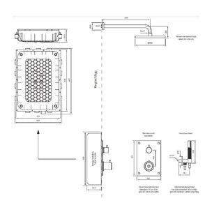 Tapwell BOX7268 ED2 Takdusj Innbygging