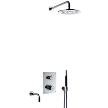 Tapwell BOX7368 ED2 Takdusj Innbygging med badekartut
