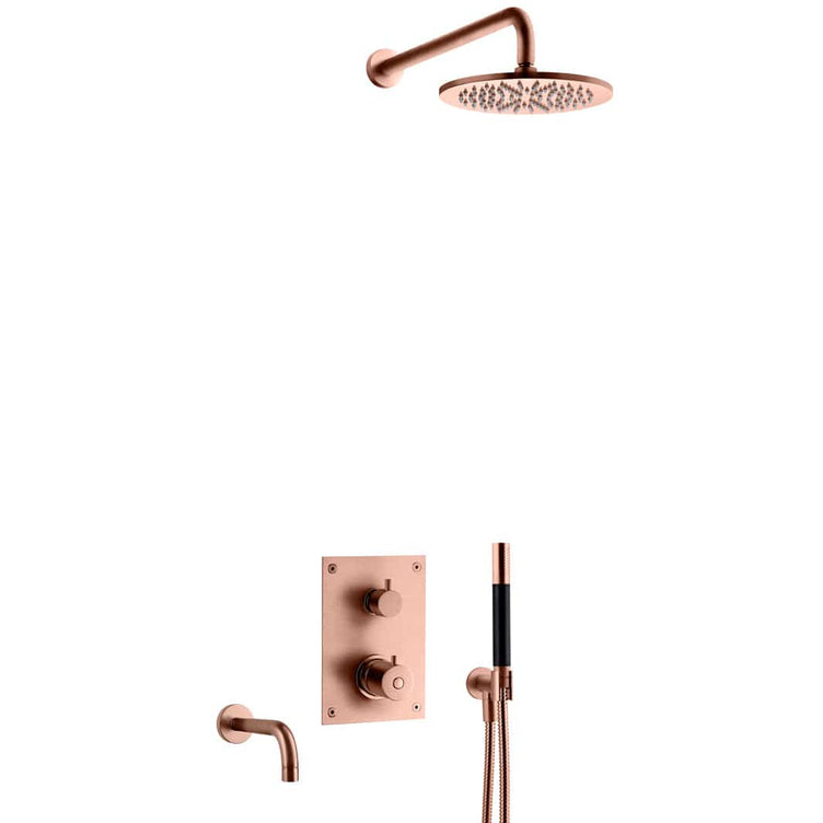 Tapwell BOX7368 ED2 Takdusj Innbygging med badekartut