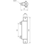 Tapwell EVM168 Dusjbatteri