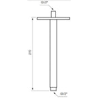 Tapwell FL309-270 Taknedløp L270mm