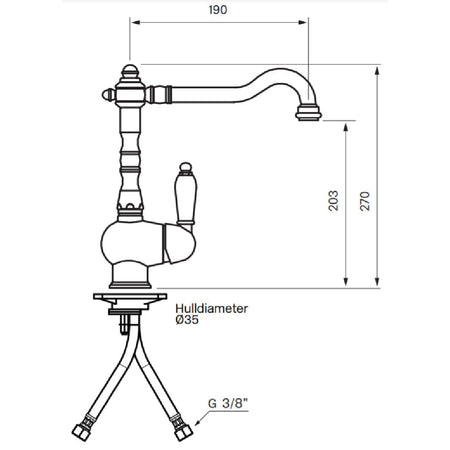 Tapwell Classic FME071 Servantbatteri