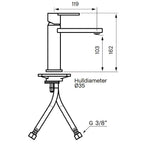 Tapwell LIN071 Servantbatteri