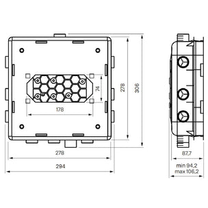 Tapwell T BOX 2.0 Small Innbyggingsboks